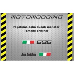 Pegatinas colín Ducati monster 696