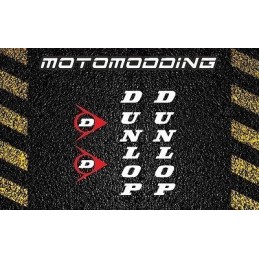 Pegatinas dunlop para guardabarros moto