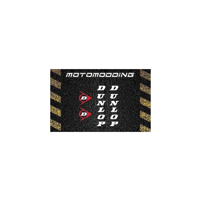 Pegatinas dunlop para guardabarros moto