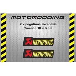 Pegatinas akrapovic vinilo