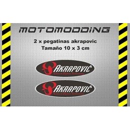 Pegatinas akrapovic 2 vinilo