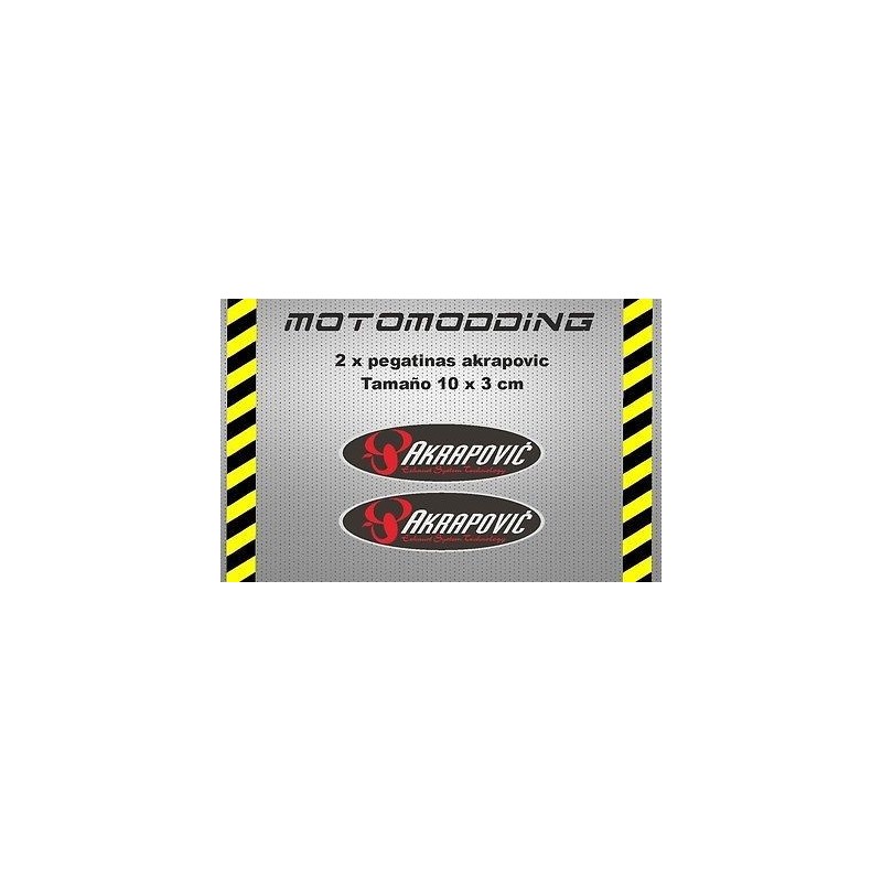 Pegatinas akrapovic 2 vinilo