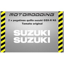 Pegatinas quilla Suzuki  gsxr 600 K6