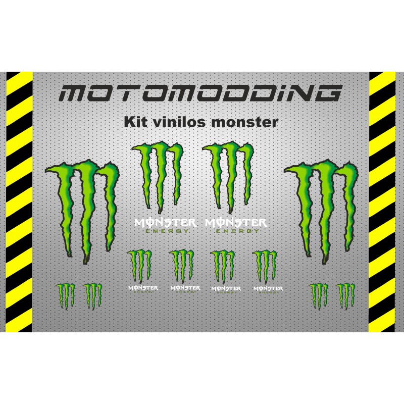 Kit pegatinas monster