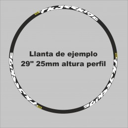 Pegatinas Mavic crossride mdelo 2016 para llantas mtb stickers decals