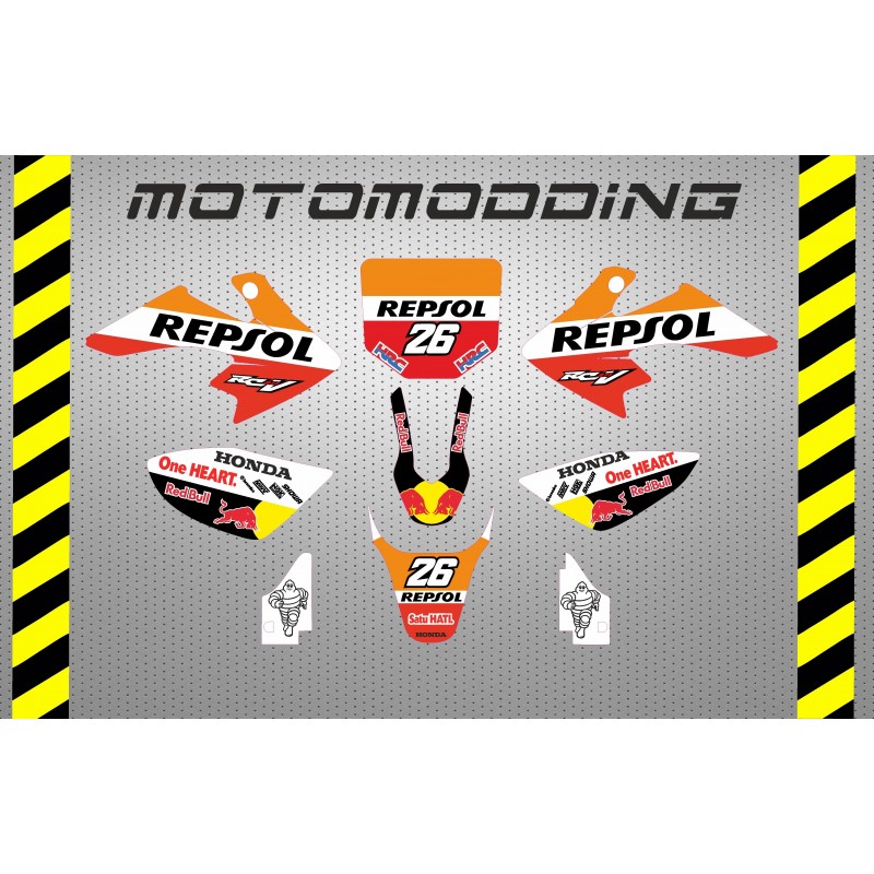 Kit pegatinas malcor racer repsol Marc Marquez