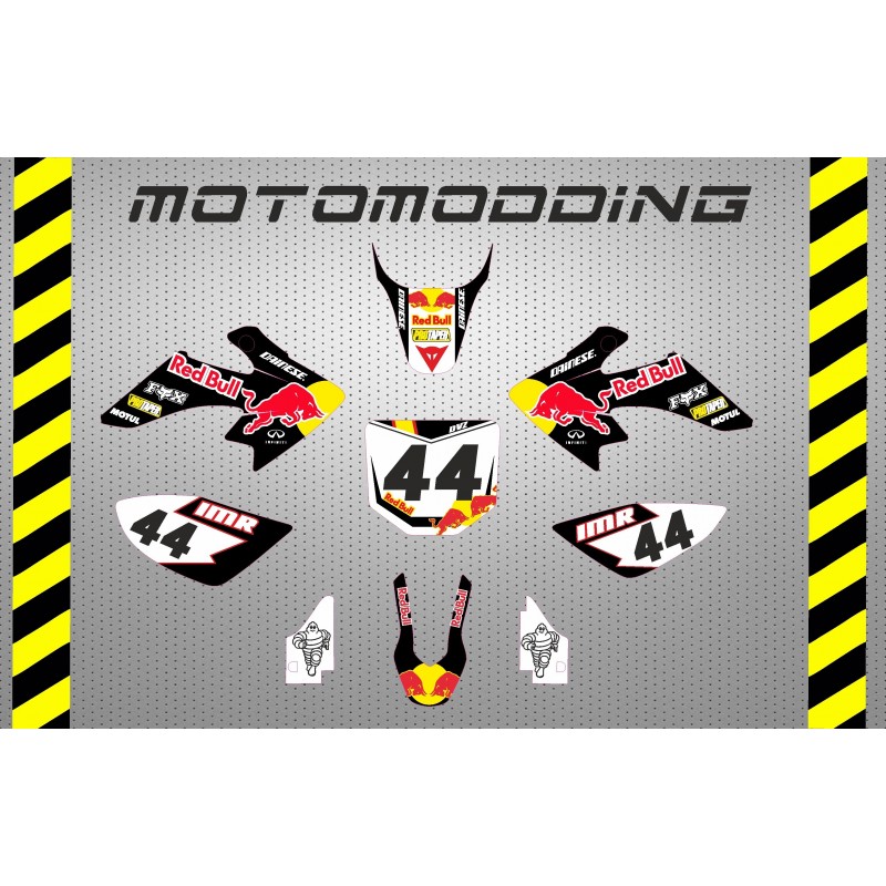 Kit pegatinas crf50 ducati réplica