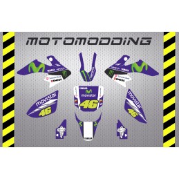 Kit pegatinas crf50 yamaha Valentino Rossi réplica