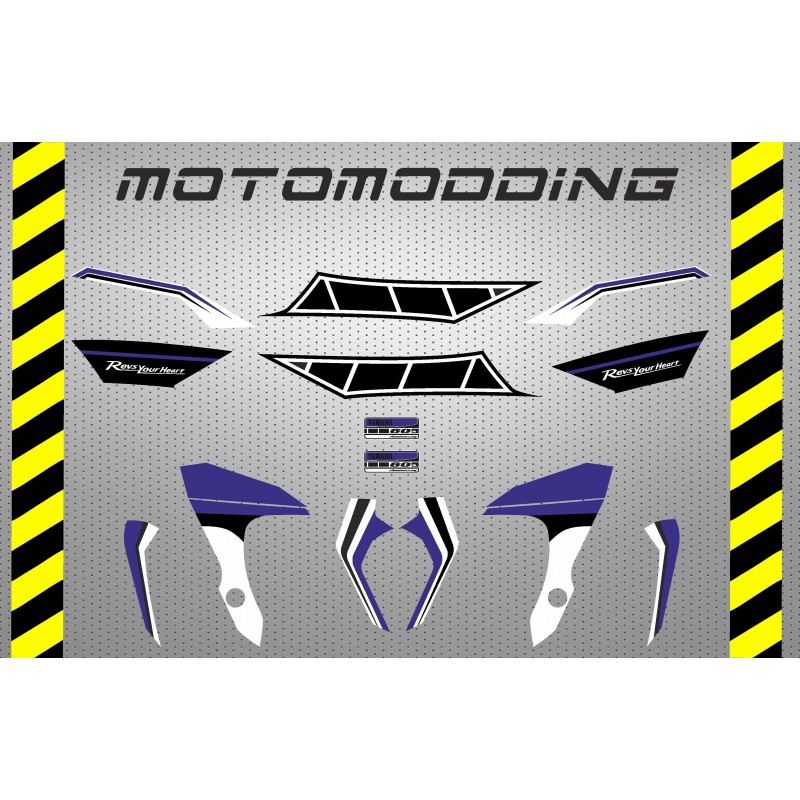 Pegatinas yamaha mt-07 aniversario.