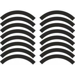 Vinilos para cubrir la llanta completa