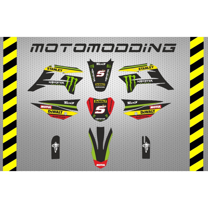 Kit pegatinas imr supercorse modelo 2018 tech 3 réplica