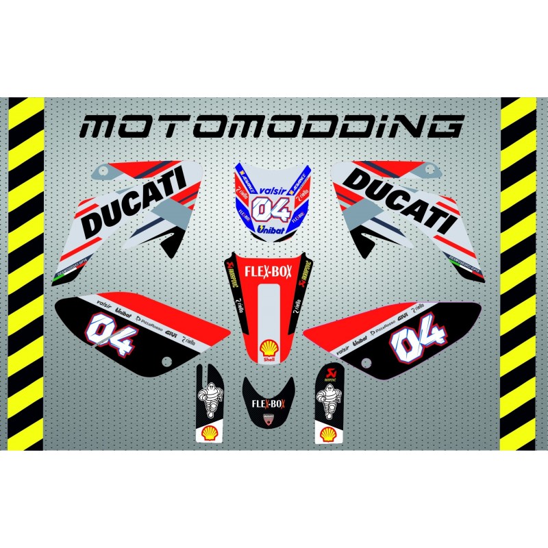 Kit pegatinas  IMR  SUPERCORSE réplica ducati 2018 Andrea Dovicioso