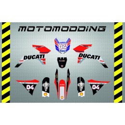 Kit pegatinas  Malcor super racer réplica ducati 2018 Andrea Dovicioso
