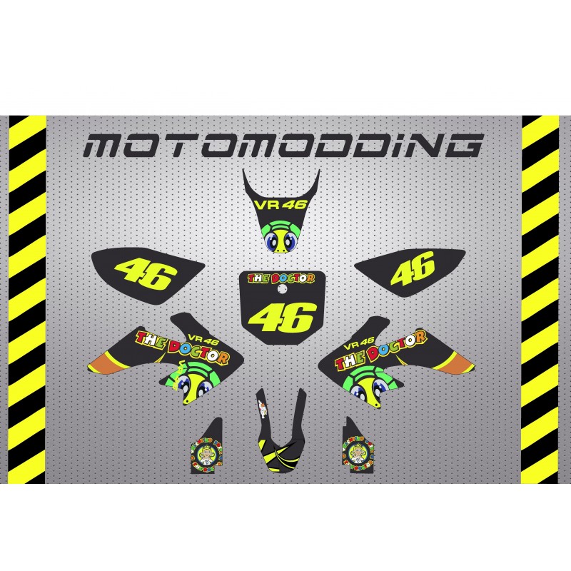 Kit pegatinas crf50 red bull réplica imr corse