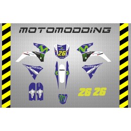 Kit pegatinas  Malcor super racer réplica Valentino Rossi