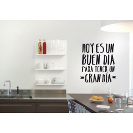 Vinilo decorativo Mr wonderful hoy es un buen día para tener un gran día