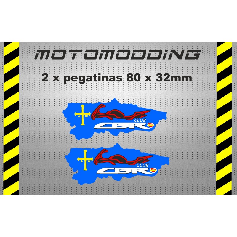 Pegatinas club cbr Asturias.