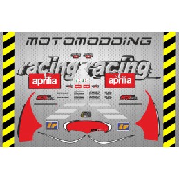 Pegatinas adhesivos aprilia rs 250 MK2 Harada réplica 1999