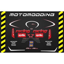 Pegatinas adhesivos aprilia rs 250 MK2 Harada réplica 1999