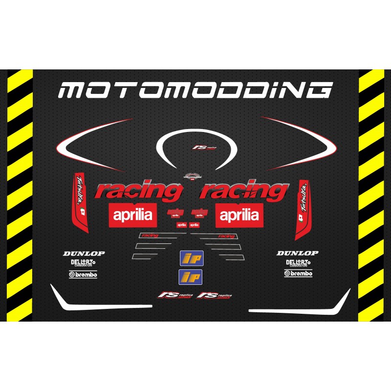 Pegatinas adhesivos aprilia rs 250 MK2 Harada réplica 1999