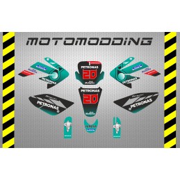 Pegatinas malcor racer crf70 réplica petronas motogp stickers
