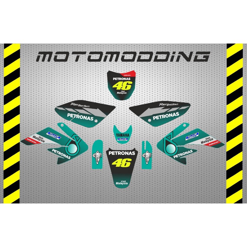 Pegatinas IMR supercorse crf70 réplica petronas motogp stickers