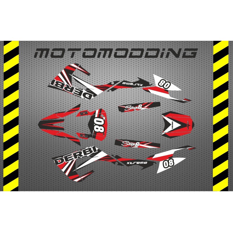 Pegatinas Derbi senda Xtreme 2018 stickers