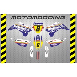 Pegatinas Ycf sm155 2021 diseño Rothmans