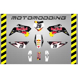 Pegatinas Ycf sm155 2021 Red bull