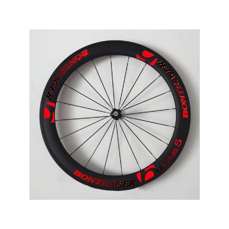 Pegatinas Bontrager aeolus 5 rojo y negro