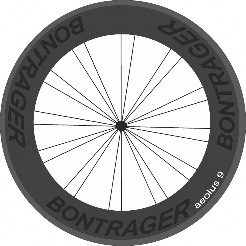 Pegatinas Bontrager para llantas de bici carretera