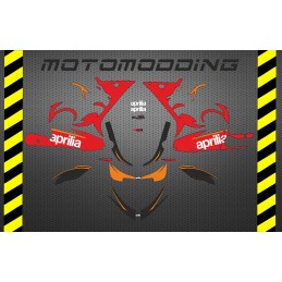 Pegatinas aprilia RS 125 2005 rojo