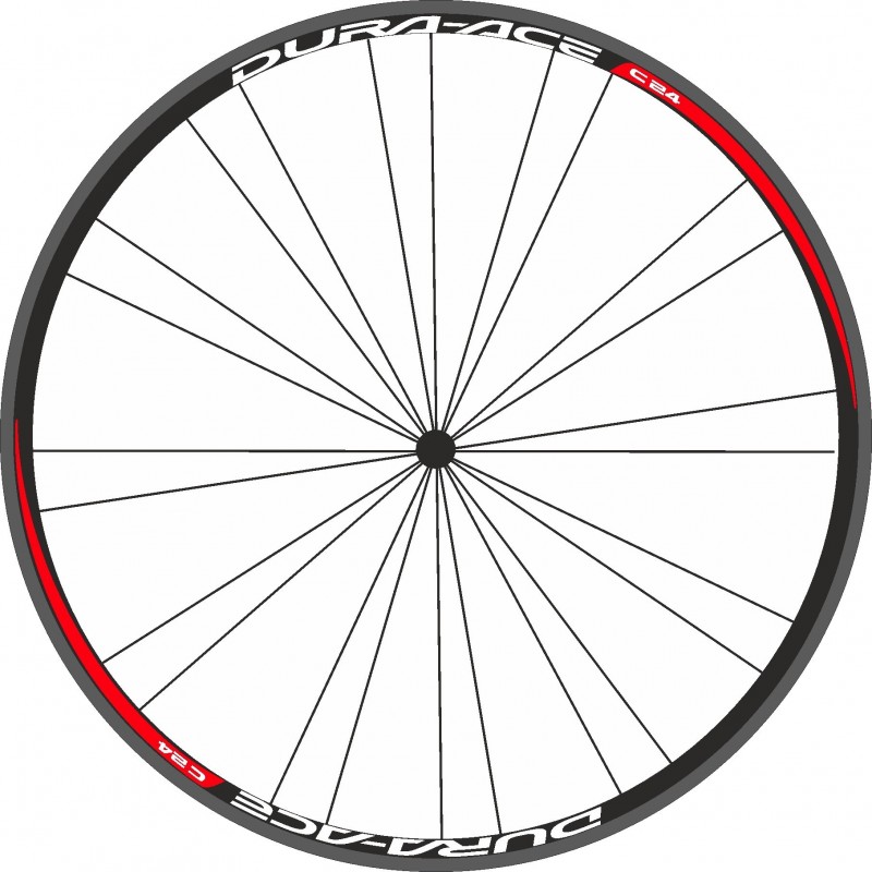Pegatinas para llantas SHIMANO dura-ace c24