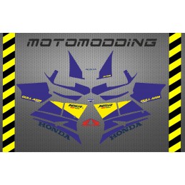 Pegatinas Honda NSR 250 R mc21 modelo blanco y azul